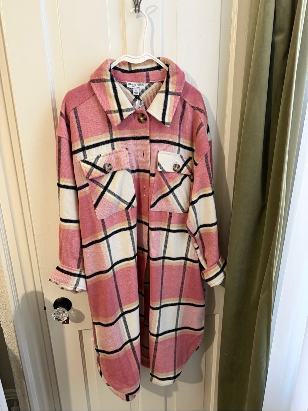 Pink Plaid Jacket